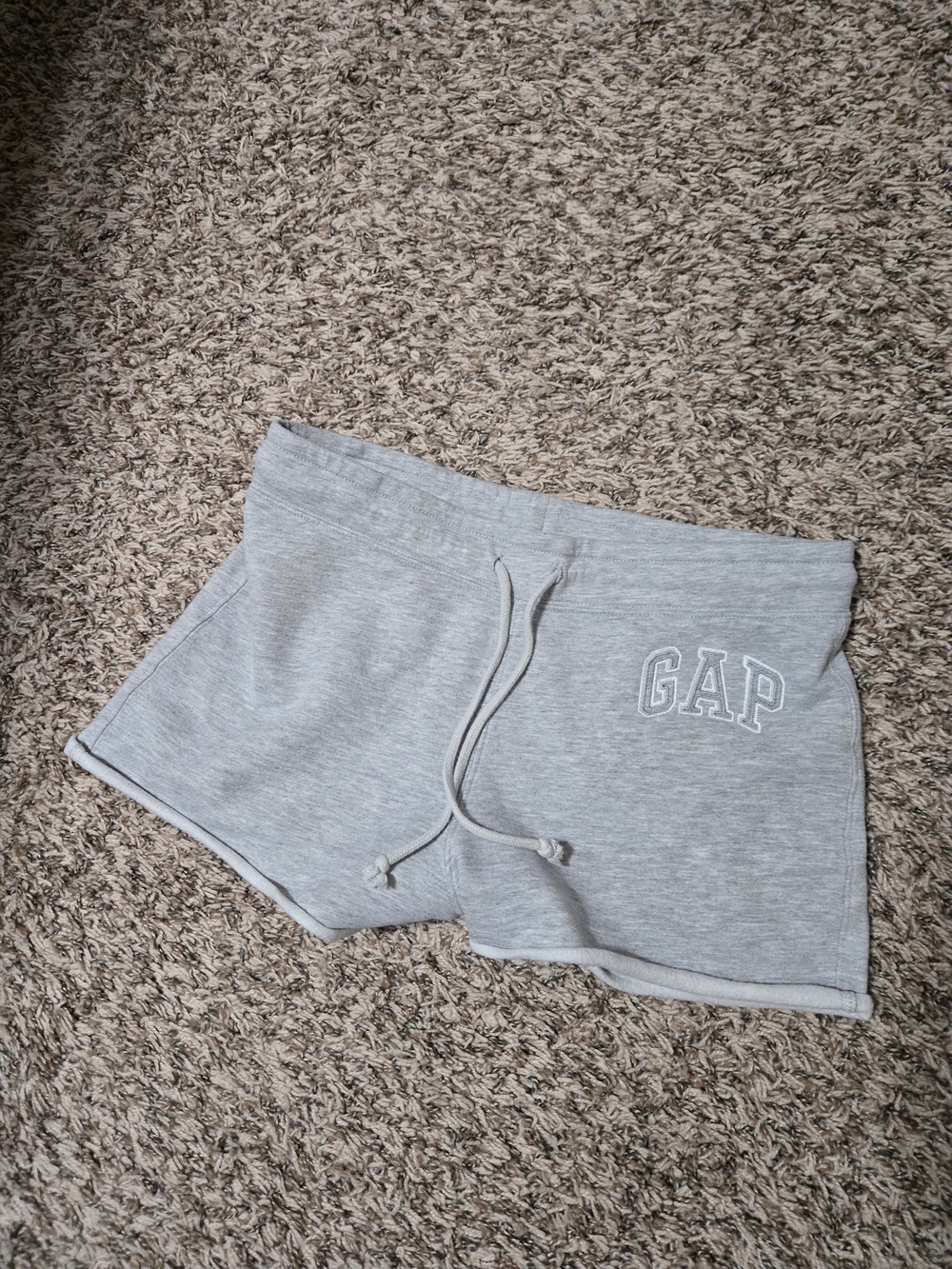 GAP Light Gray Women's Drawstring Athletic Shorts